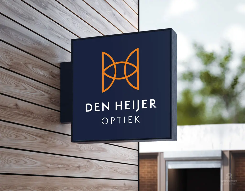 Den Heijer Optiek - logo en huisstijl ontwerp