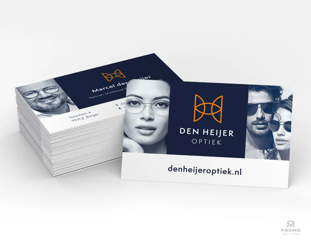 Den Heijer Optiek - logo en huisstijl ontwerp