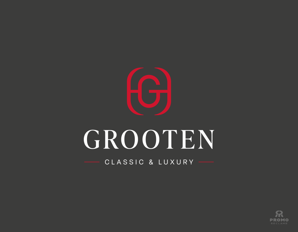 Grooten - Classic & Luxury logo en huisstijl ontwerp