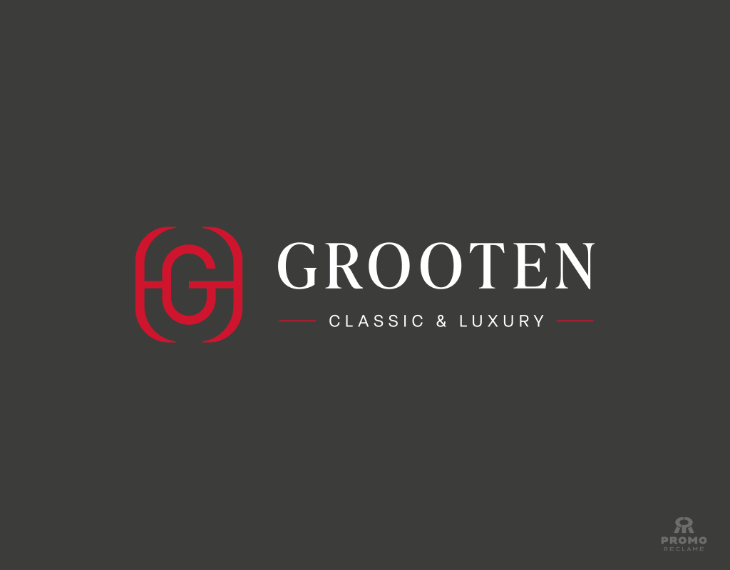 Grooten - Classic & Luxury logo en huisstijl ontwerp