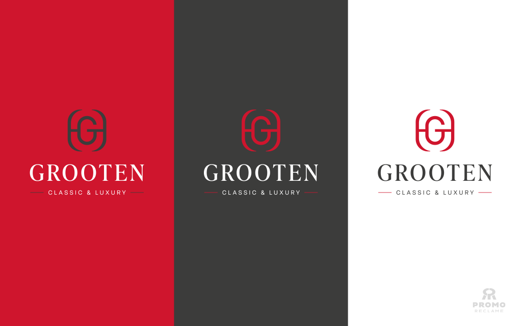 Grooten - Classic & Luxury logo en huisstijl ontwerp