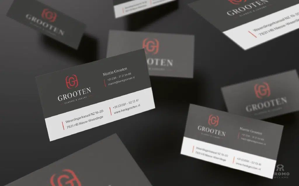 Grooten - Classic & Luxury logo en huisstijl ontwerp