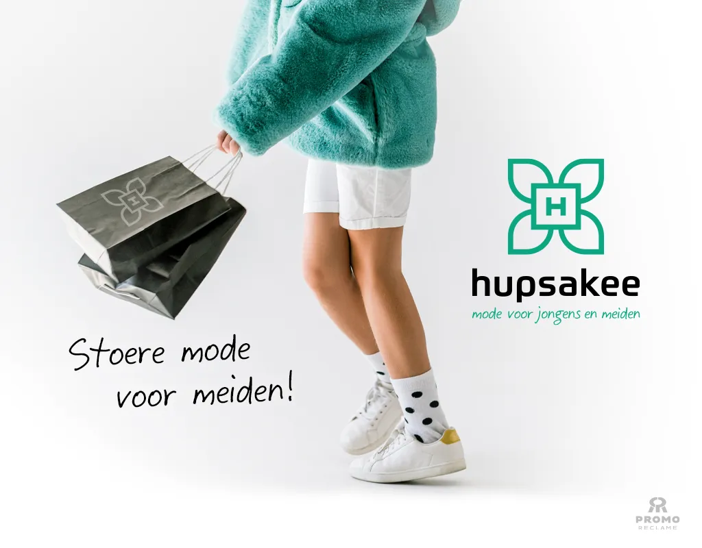 Hupsakee Kindermode logo ontwerp en meer